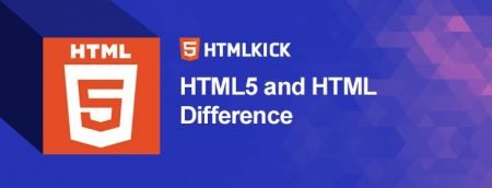 Difference between HTML5 and HTML