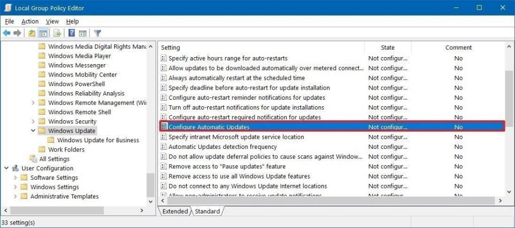 how to disable automatic updates windows 10