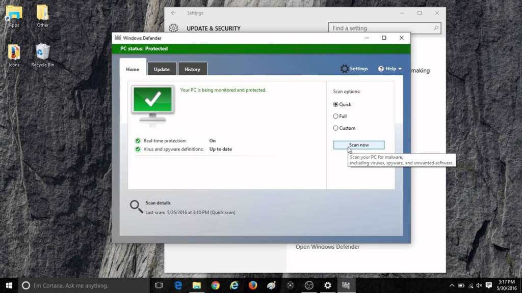 Run Full Virus Scan With Windows 10 Microsoft Defender Antivirus