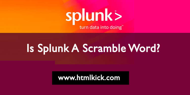 Is Splunk A Scramble Word