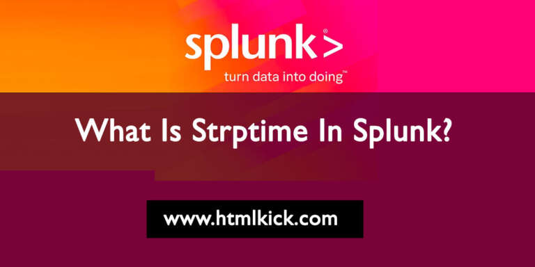 What Is Strptime In Splunk?