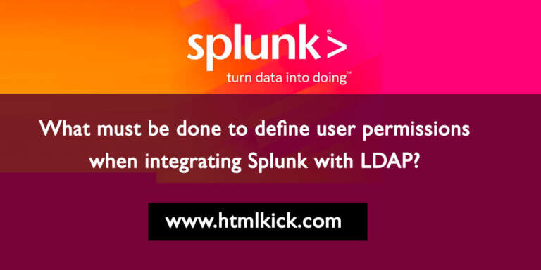 integrating Splunk with LDAP