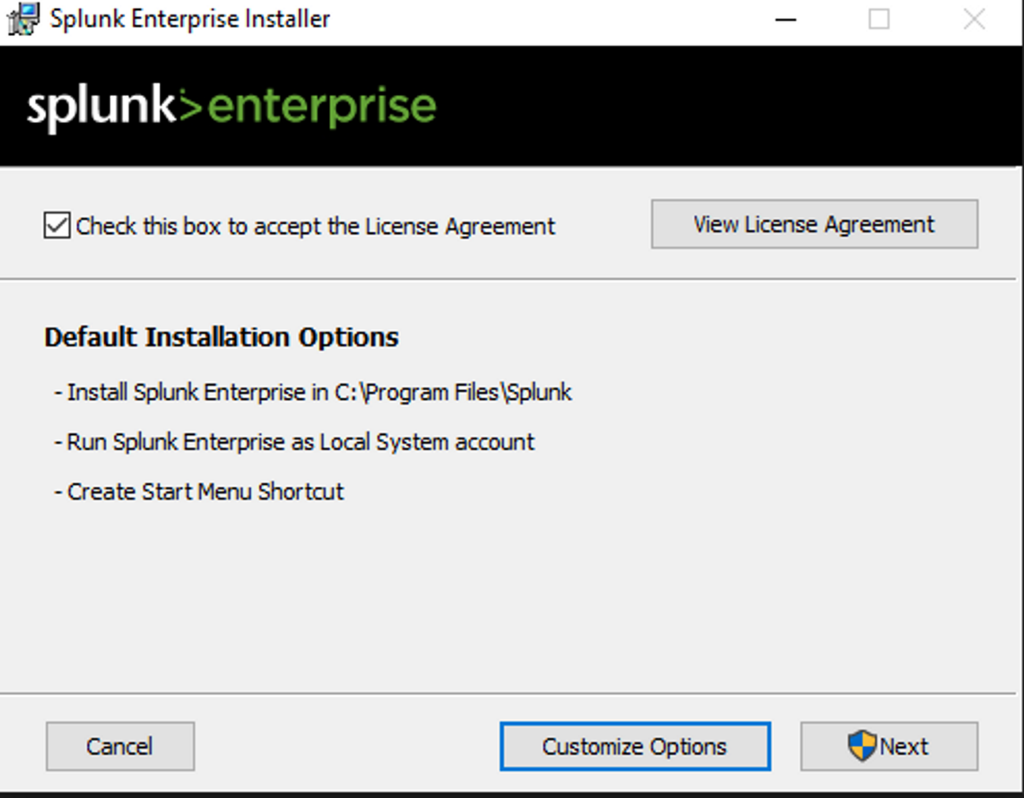 Installing Splunk Enterprise

